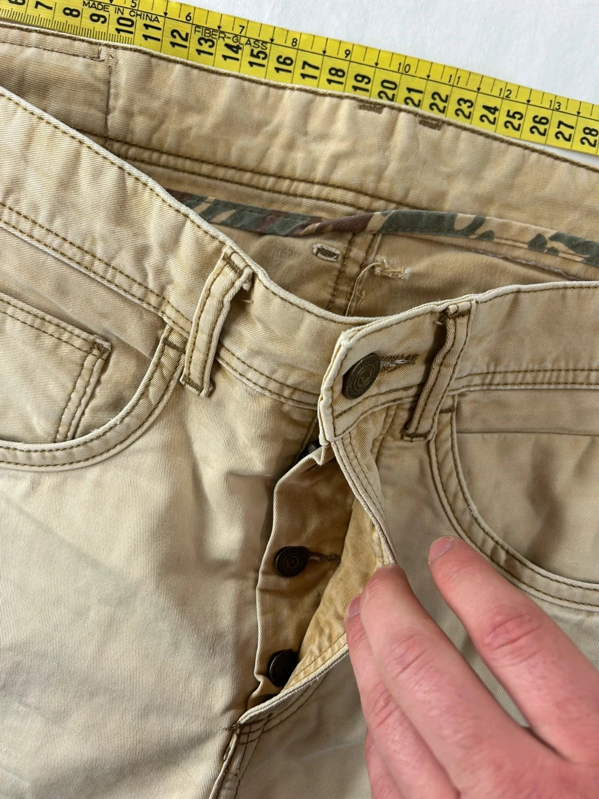 Jean skinny beige crème vintage Jules – photo 10